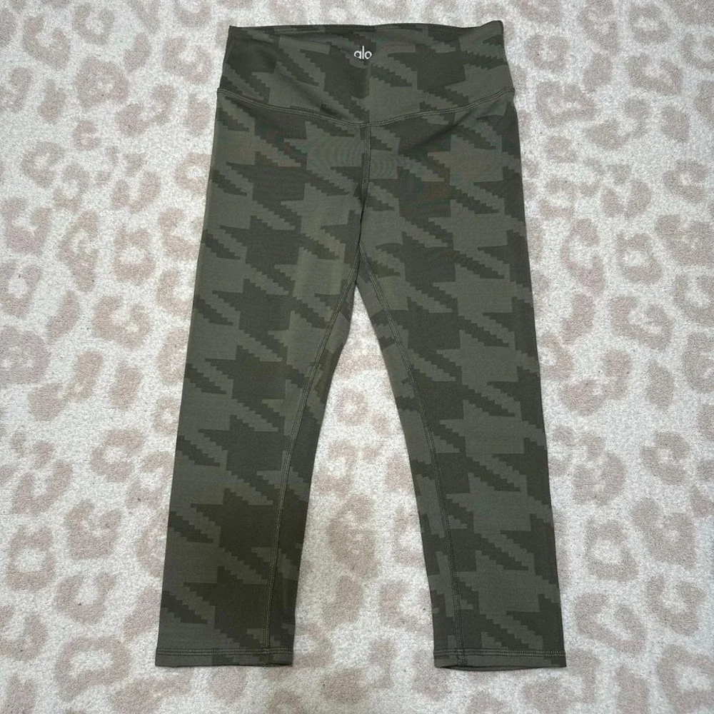 Alo‎ Yoga Houndstooth 7/8 High-Waist Leggings | XS